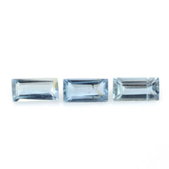 AQUAMARINE CUT BAGUETTE (A++/SI) 4X2MM 0.11 Cts.