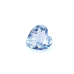 AQUAMARINE CHECKER CUT HEART (A++) 5MM 0.43 Cts.