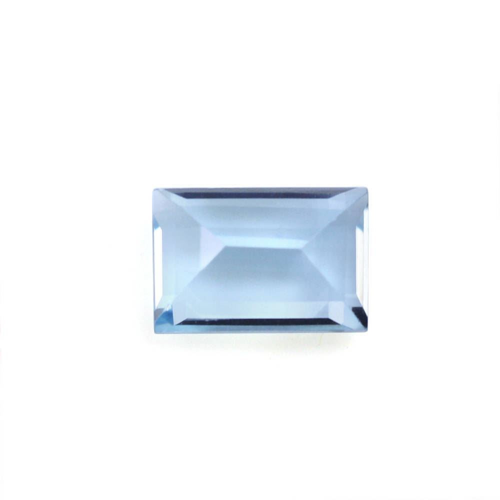 AQUAMARINE CUT BAGUETTE (A++) 6X4MM 0.65 Cts.