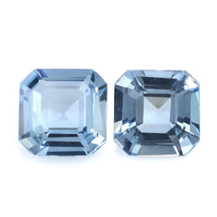 AQUAMARINE CUT SQUARE-OCTAGON (A++) 6MM 0.75 Cts.