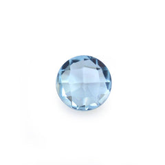 AQUAMARINE CHECKER CUT BRIOLETTE ROUND (A++) 4MM 0.31 Cts.