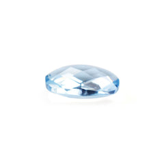 AQUAMARINE CHECKER CUT BRIOLETTE CUSHION (A++/SI) 8X6MM 1.18 Cts.