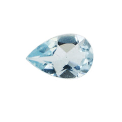 AQUAMARINE CUT PEAR (A+/SI) 6X4MM 0.37 Cts.