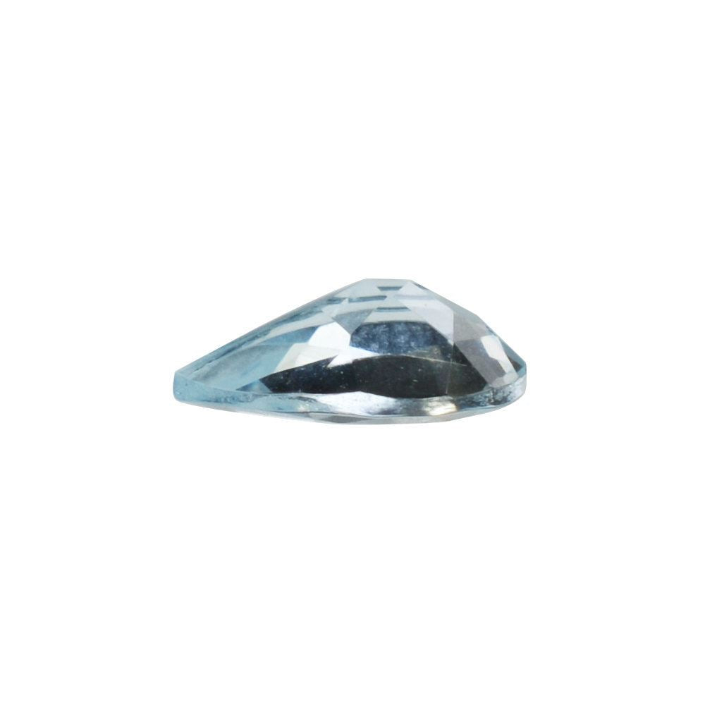 AQUAMARINE CUT PEAR (A+/SI) 6X4MM 0.37 Cts.