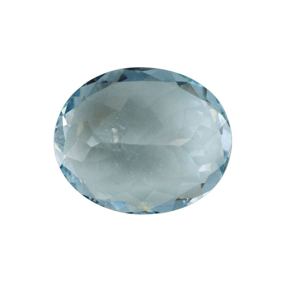 AQUAMARINE CUT OVAL (A+/SI) 12X10MM 3.98 Cts.