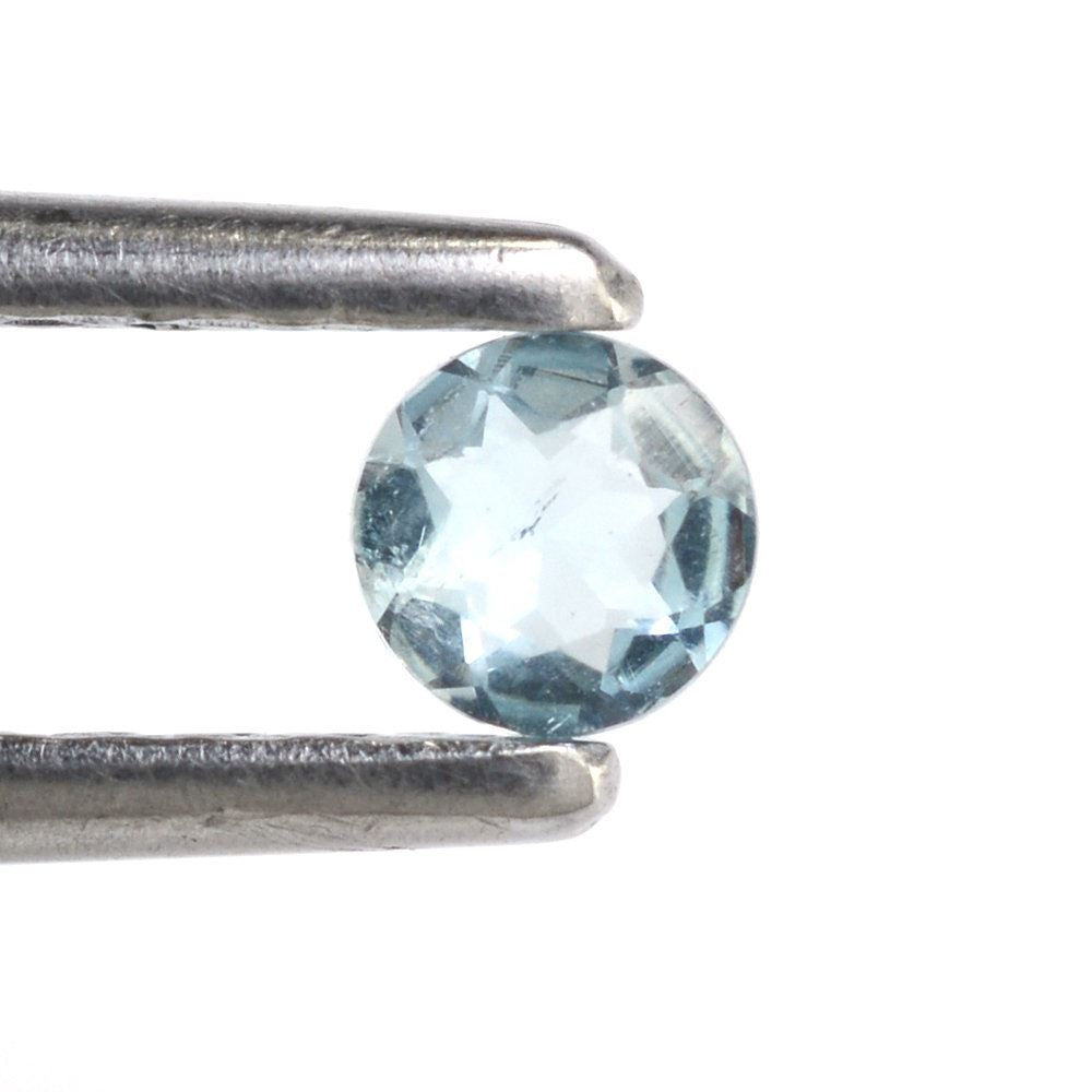 AQUAMARINE CUT ROUND (A+/HI) 3.60MM 0.15 Cts.