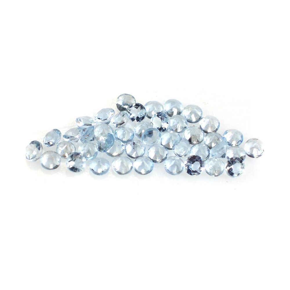 AQUAMARINE CUT ROUND (A) 1.20MM 0.01 Cts.