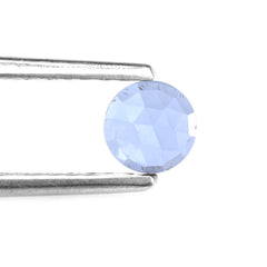 AQUAMARINE ROSE CUT ROUND CAB (A) 5MM 0.43 Cts.