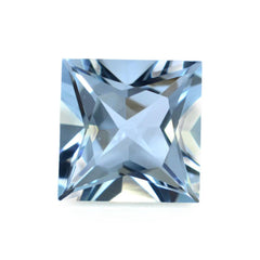 AQUAMARINE PRINCESS CUT SQUARE (A) 10MM 4.12 Cts.