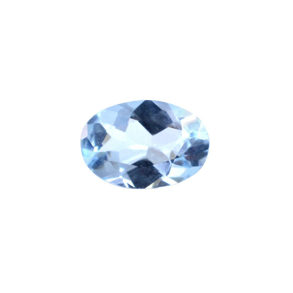 AQUAMARINE CUT OVAL (A/SI) 6X4MM 0.38 Cts.