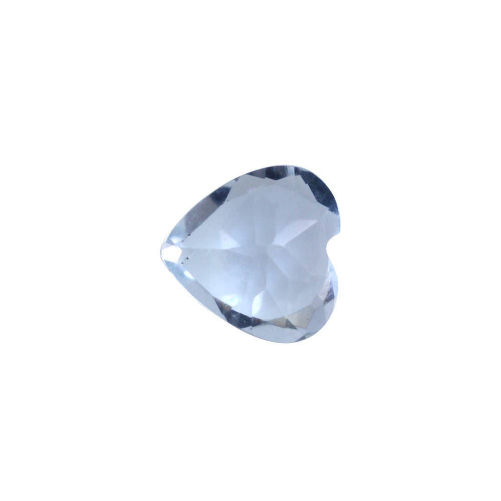 AQUAMARINE CUT HEART (A/SI) 4MM 0.32 Cts.