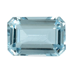 AQUAMARINE CUT OCTAGON (A) 6X4MM 0.54 Cts.