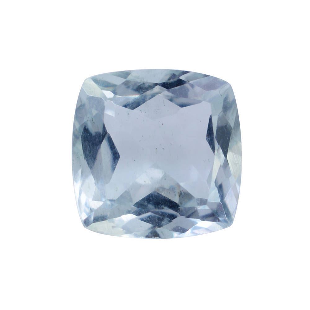 AQUAMARINE ANTIC CUT CUSHION (C/SI) 7MM 1.45 Cts.