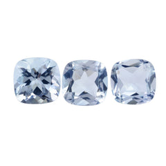 AQUAMARINE CUT CUSHION (B) 9MM 2.75 Cts.