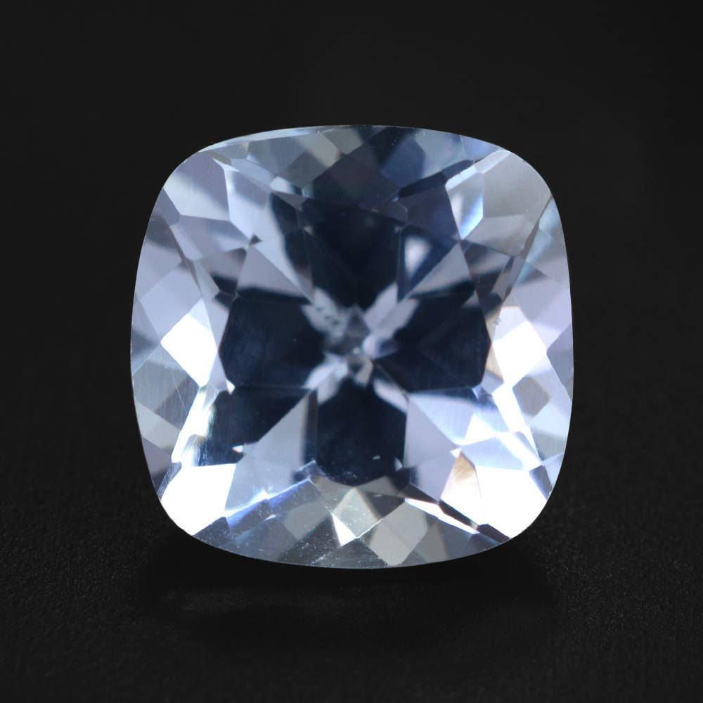 AQUAMARINE CUT CUSHION (B) 9MM 2.75 Cts.