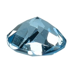 AQUAMARINE CHECKER CUT ROUND (A++) 4MM 0.25 Cts.