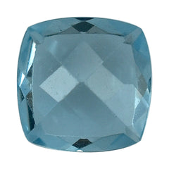 AQUAMARINE ANTIC CUT CUSHION (A++) (WINDOW) 5MM 0.48 Cts.