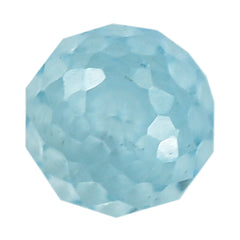 AQUAMARINE FACETED DROP'S (A++) (SI) (HALF DRILL) 6X4MM 0.62 Cts.