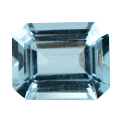 AQUAMARINE CUT OCTAGON (A++) (SI) 10X8MM 2.67 Cts.