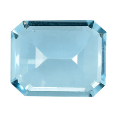 AQUAMARINE CUT OCTAGON (A++) (SI) 10X8MM 2.67 Cts.