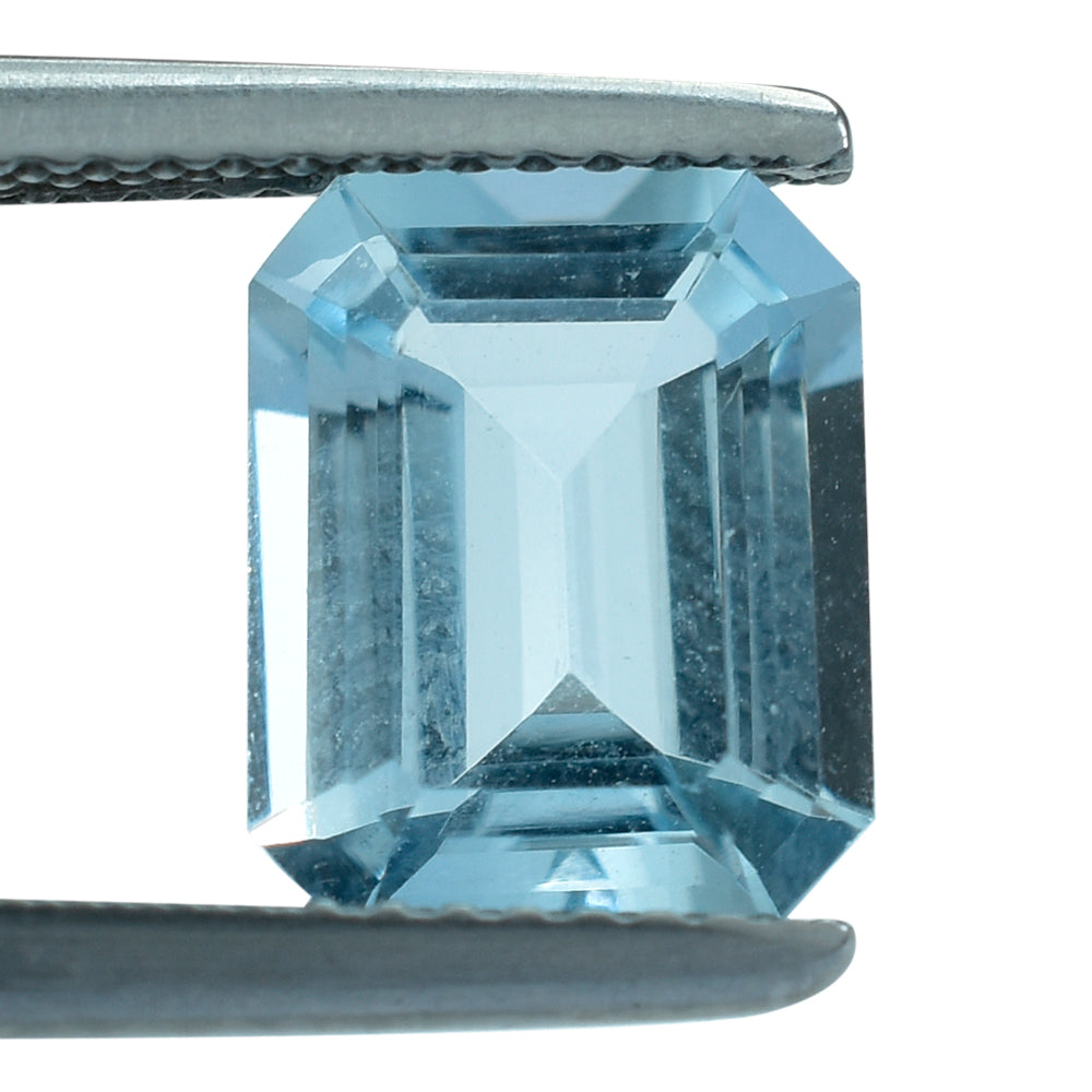 AQUAMARINE CUT OCTAGON (A++) (SI) 10X8MM 2.67 Cts.