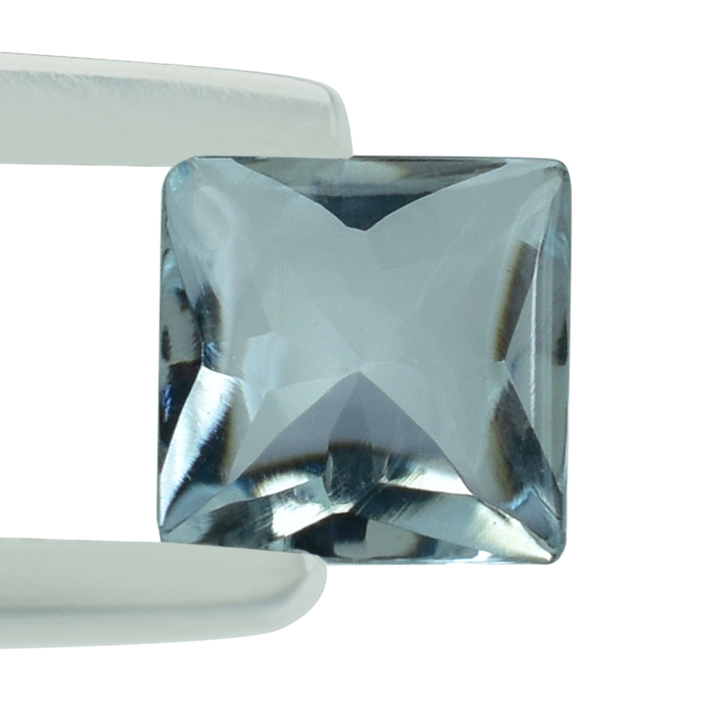 AQUAMARINE BUFFTOP PRINCESS SQUARE 6MM 0.94 Cts.