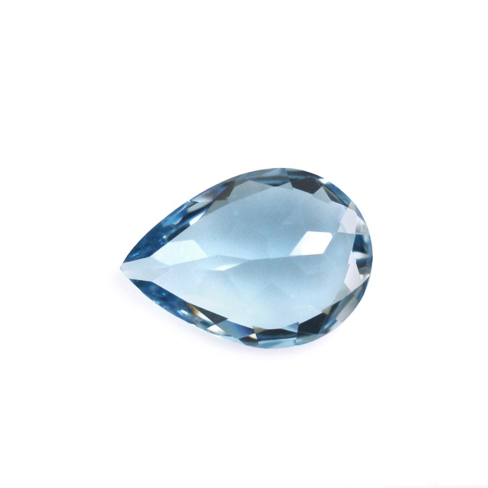 AQUAMARINE CUT PEAR (A++++) 7X5MM 0.46 Cts.