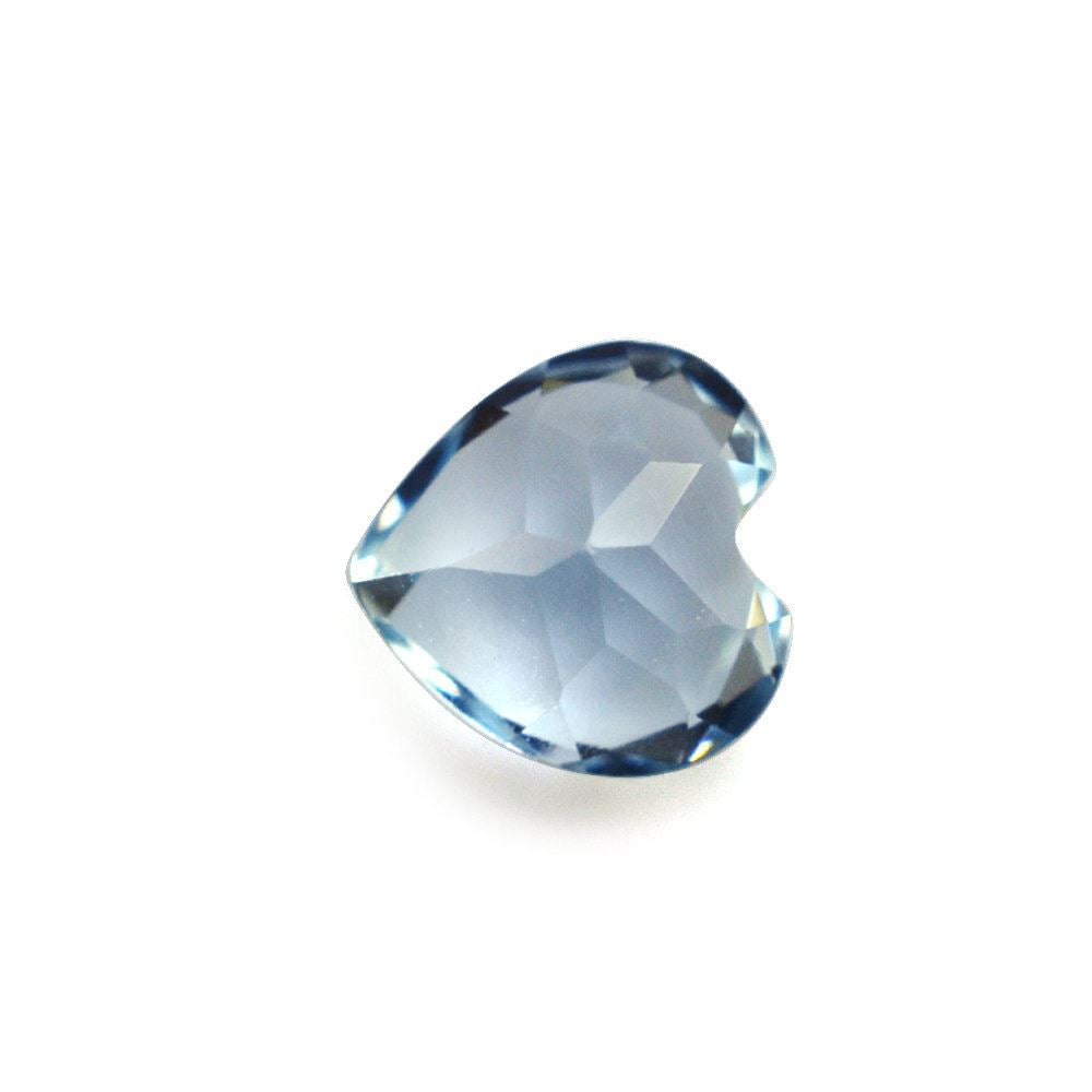 AQUAMARINE CUT HEART (A+) 5MM 0.38 Cts.