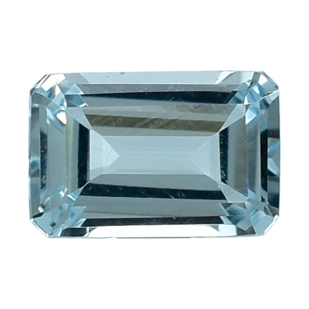 AQUAMARINE CUT OCTAGON (A) 6X4MM 0.49 Cts.