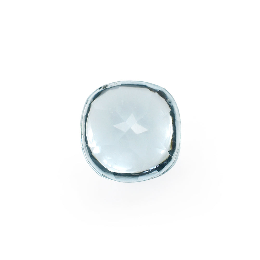 AQUAMARINE BUFFTOP CUSHION 7MM 1.12 Cts.