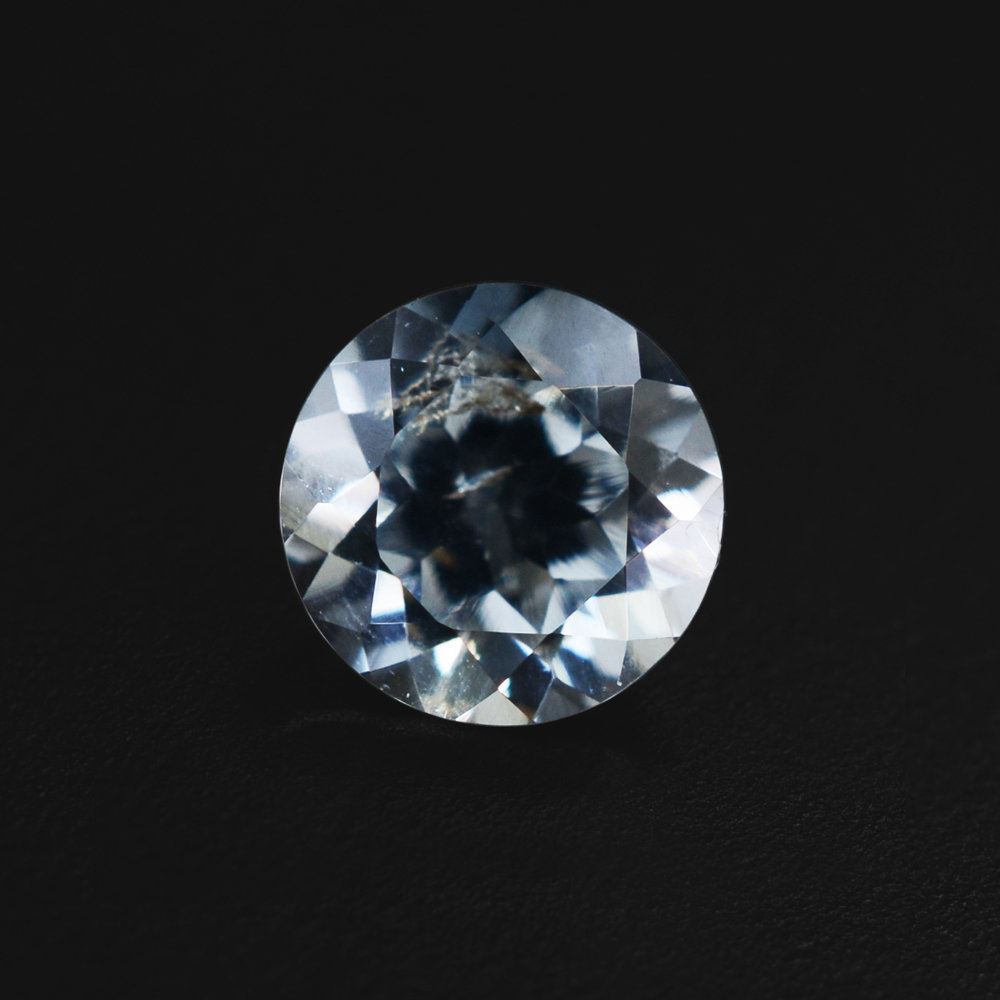 AQUAMARINE CUT ROUND (B/SI) 5MM 0.45 Cts.