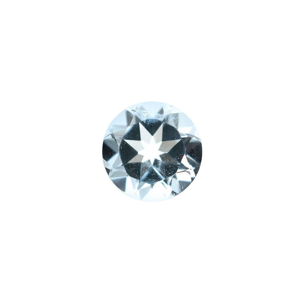 AQUAMARINE CUT ROUND (A+/SI) 5.00MM 0.46 Cts.