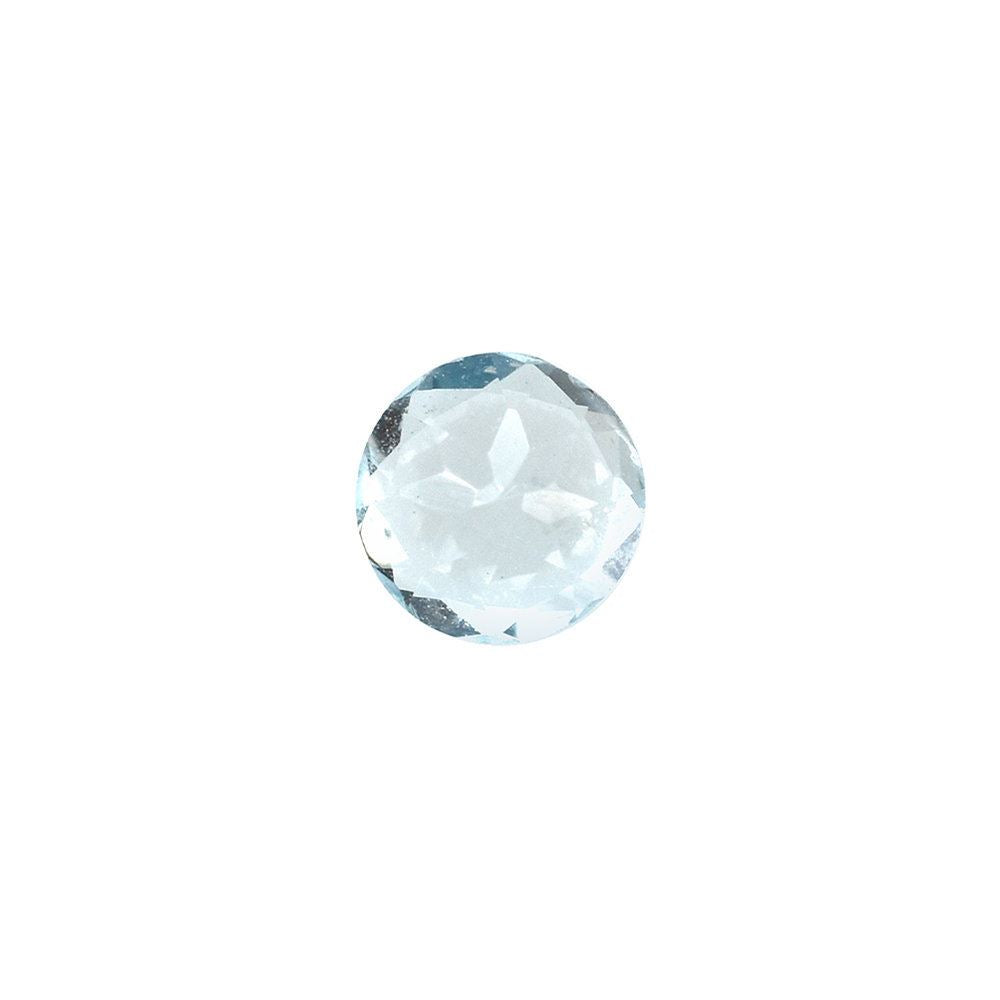 AQUAMARINE CUT ROUND (A+/SI) 4.00MM 0.21 Cts.