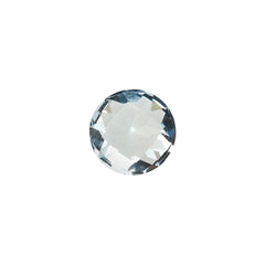 AQUAMARINE CHECKER CUT ROUND (A+/HI) 5.00MM 0.45 Cts.