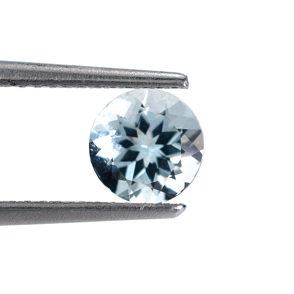 AQUAMARINE CUT ROUND (A+/SI) 6.00MM 0.74 Cts.