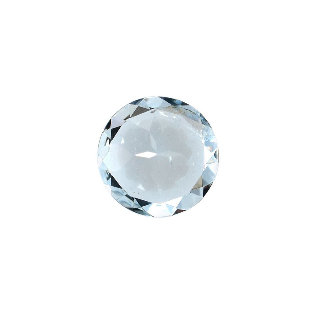 AQUAMARINE CUT ROUND(A++/SI) 6.00MM 0.68 Cts.