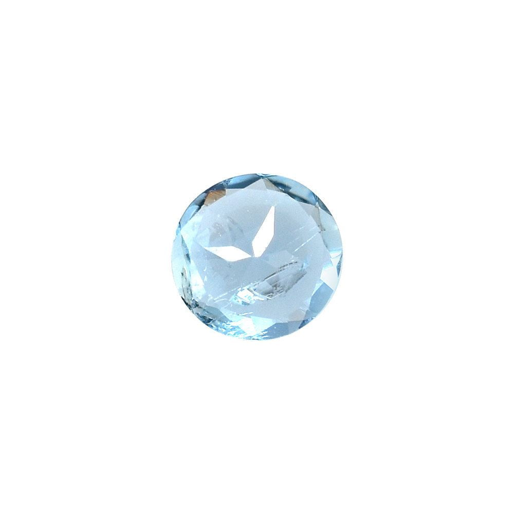 AQUAMARINE CUT ROUND (A+++/HI) 3.75MM 0.18 Cts.