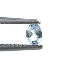 AQUAMARINE CUT OVAL (A/SI) 4X3MM 0.20 Cts.