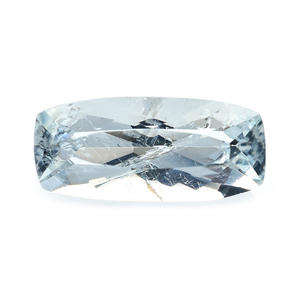 AQUAMARINE CUT CUSHION (C/HI) 16X7MM 4.95 Cts.