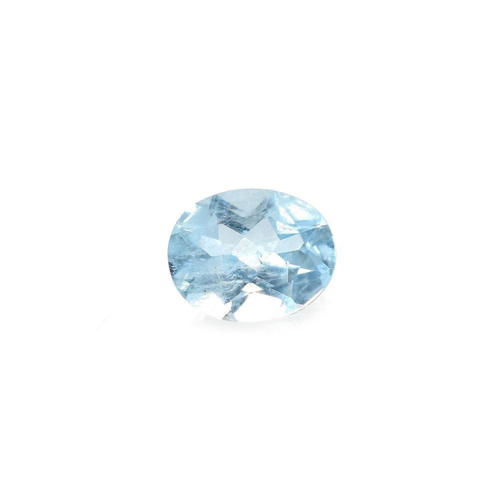 AQUAMARINE CUT OVAL (A+++/HI) (VERY MILKY) 5X4MM 0.36 Cts.