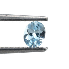 AQUAMARINE CUT OVAL (A++/CLEAN) 5X4MM 0.34 Cts.