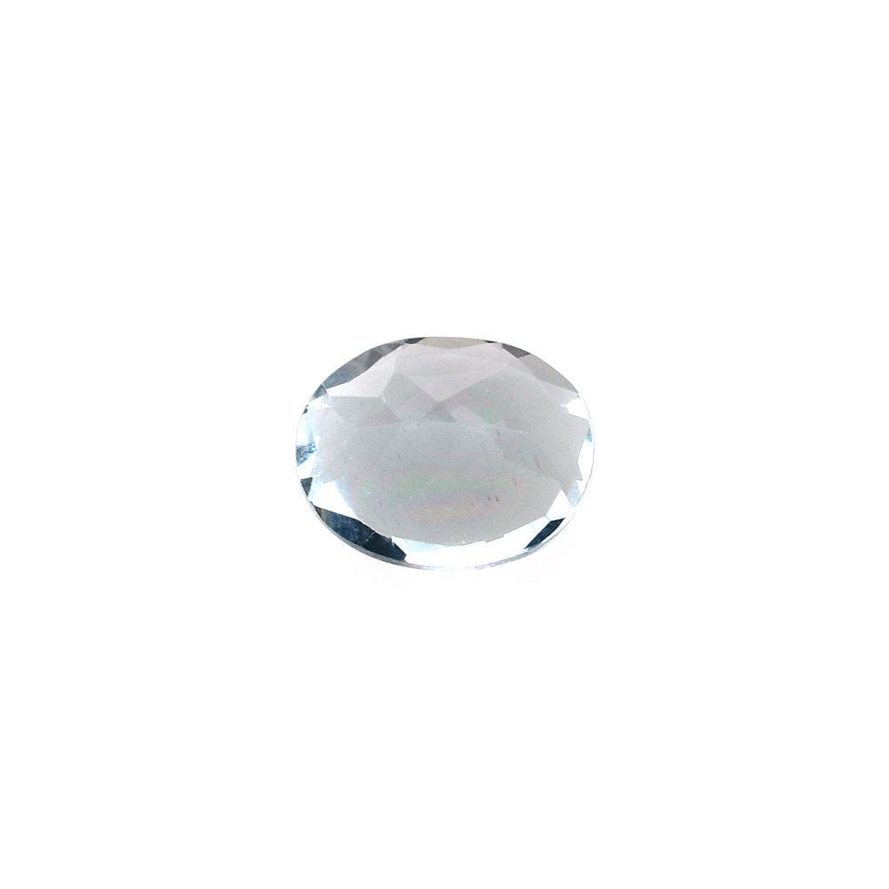 AQUAMARINE CUT OVAL (C/HI) 5X4MM 0.34 Cts.