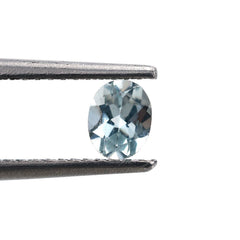 AQUAMARINE CUT OVAL (C/HI) 5X4MM 0.34 Cts.