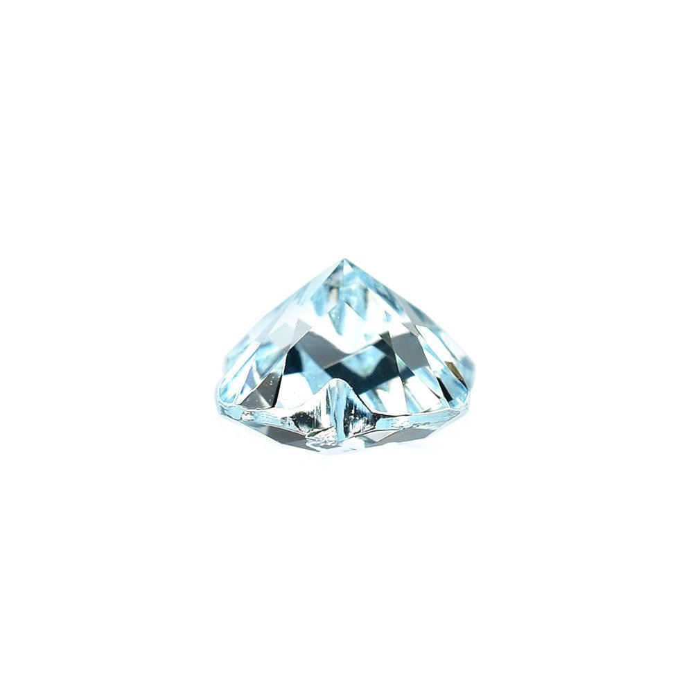 AQUAMARINE CHECKER CUT FLOWER (CLOVER) (A/SI) 6.00MM 1.01 Cts.