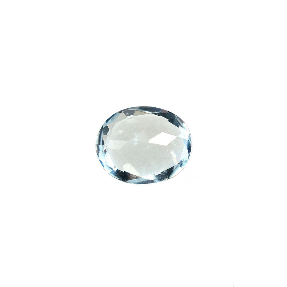 AQUAMARINE CUT OVAL (B/SI) 5X4MM 0.32 Cts.