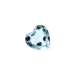 AQUAMARINE CUT HEART (A+/HI) 5X5MM 0.44 Cts.