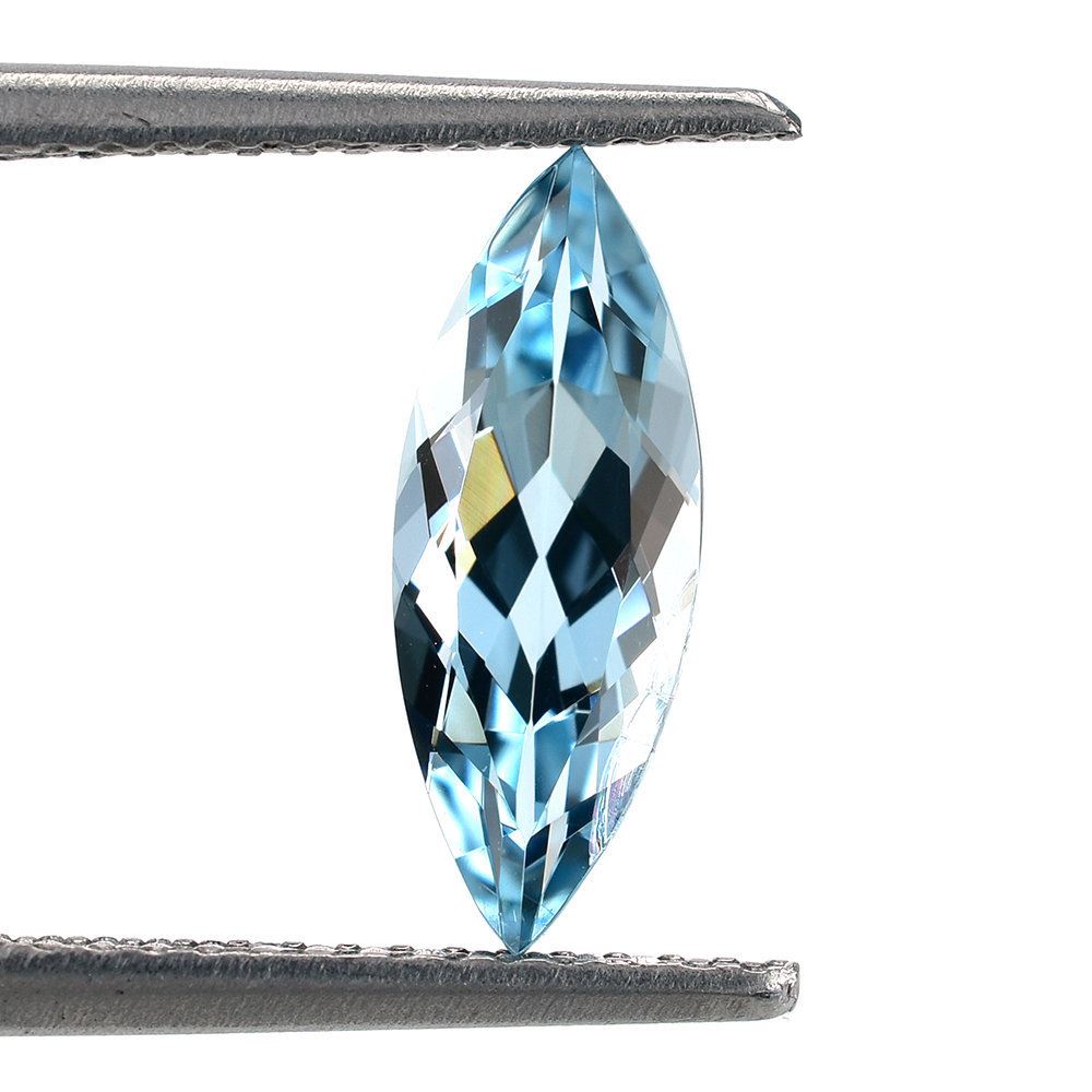 AQUAMARINE CUT MARQUISE (A++/SI) 12X4.50MM 1.05 Cts.