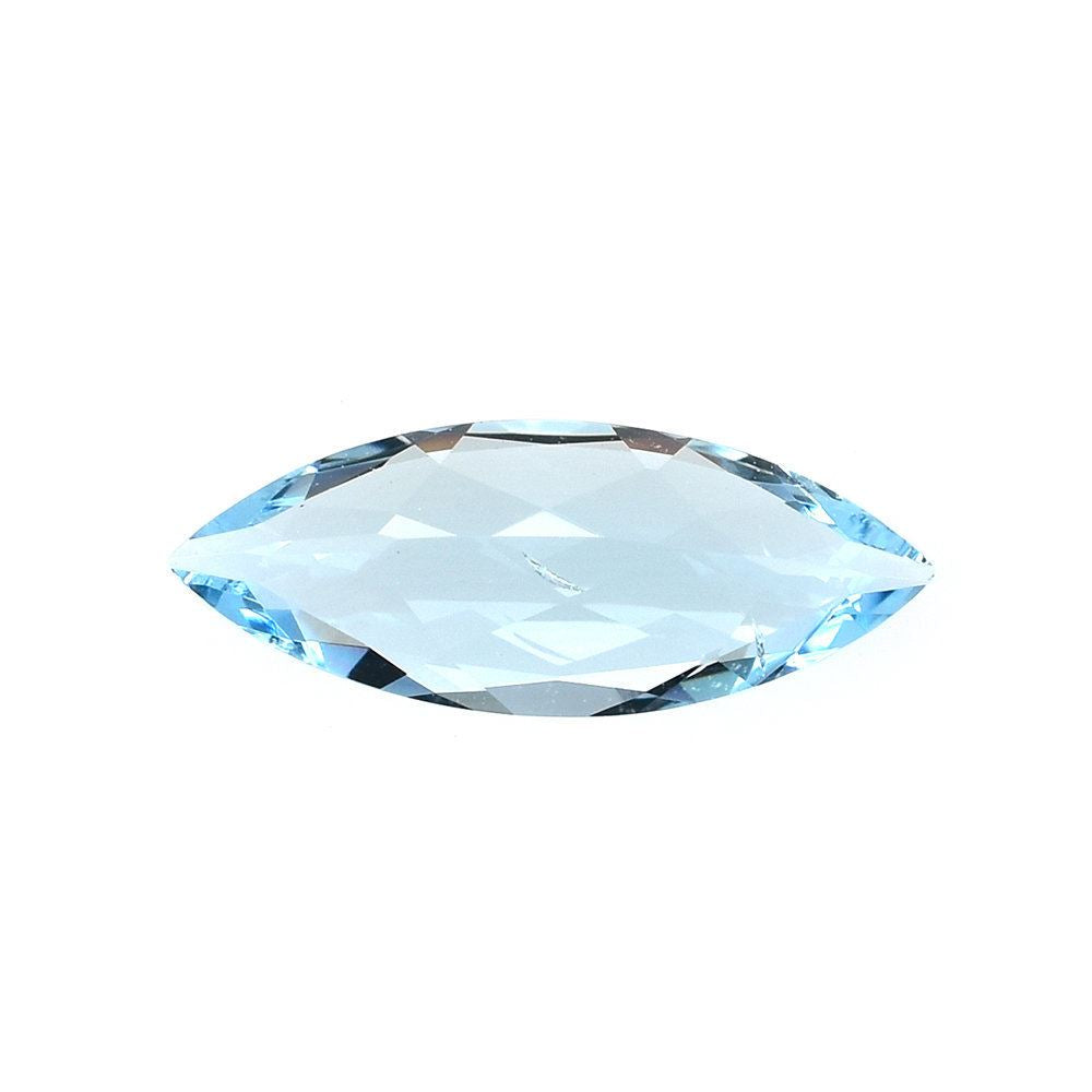 AQUAMARINE CUT MARQUISE (A++/HI) 12X4.50MM 0.90 Cts.