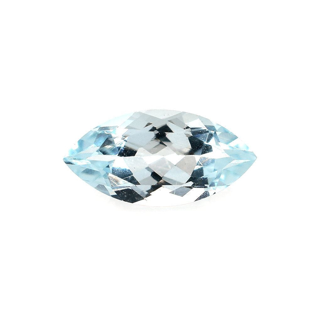 AQUAMARINE CUT MARQUISE (A/HI) 10X5MM 0.88 Cts.
