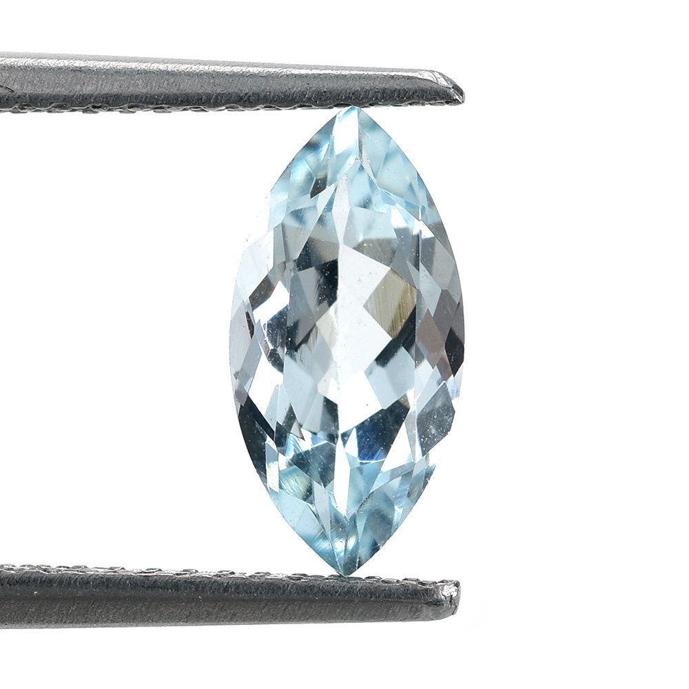 AQUAMARINE CUT MARQUISE (A/HI) 10X5MM 0.88 Cts.